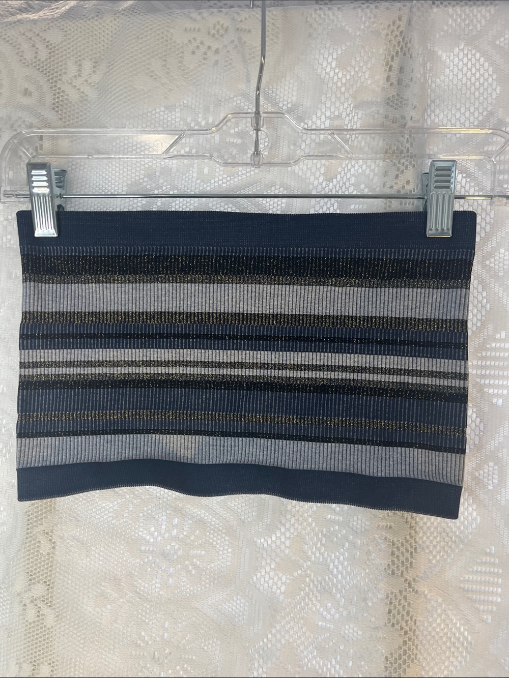 Nikibiki Sparkly tub top bandeau NWOT OS